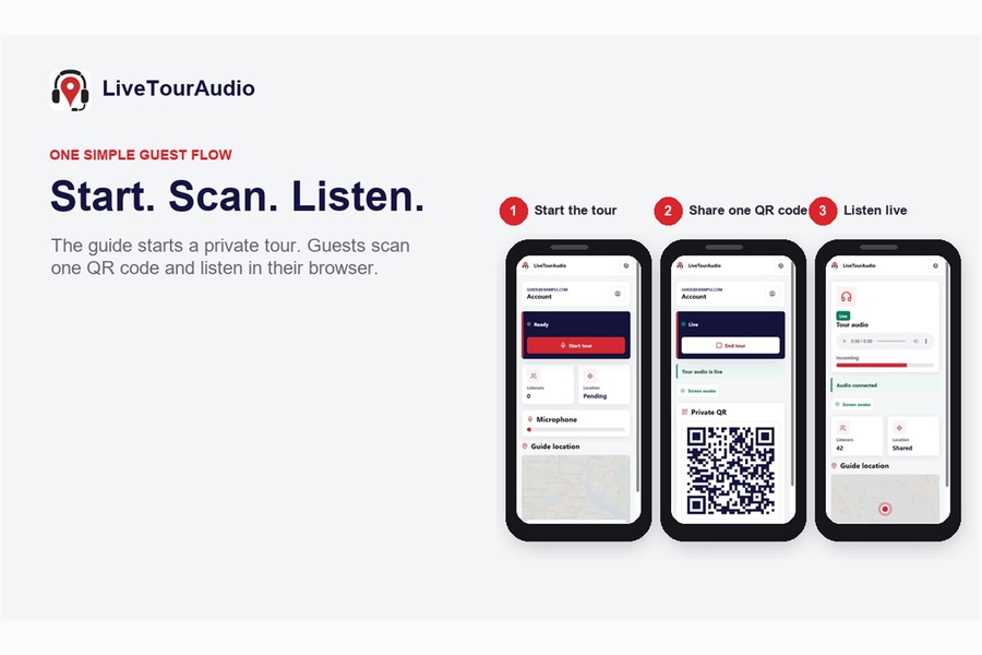 LiveTourAudio screenshot